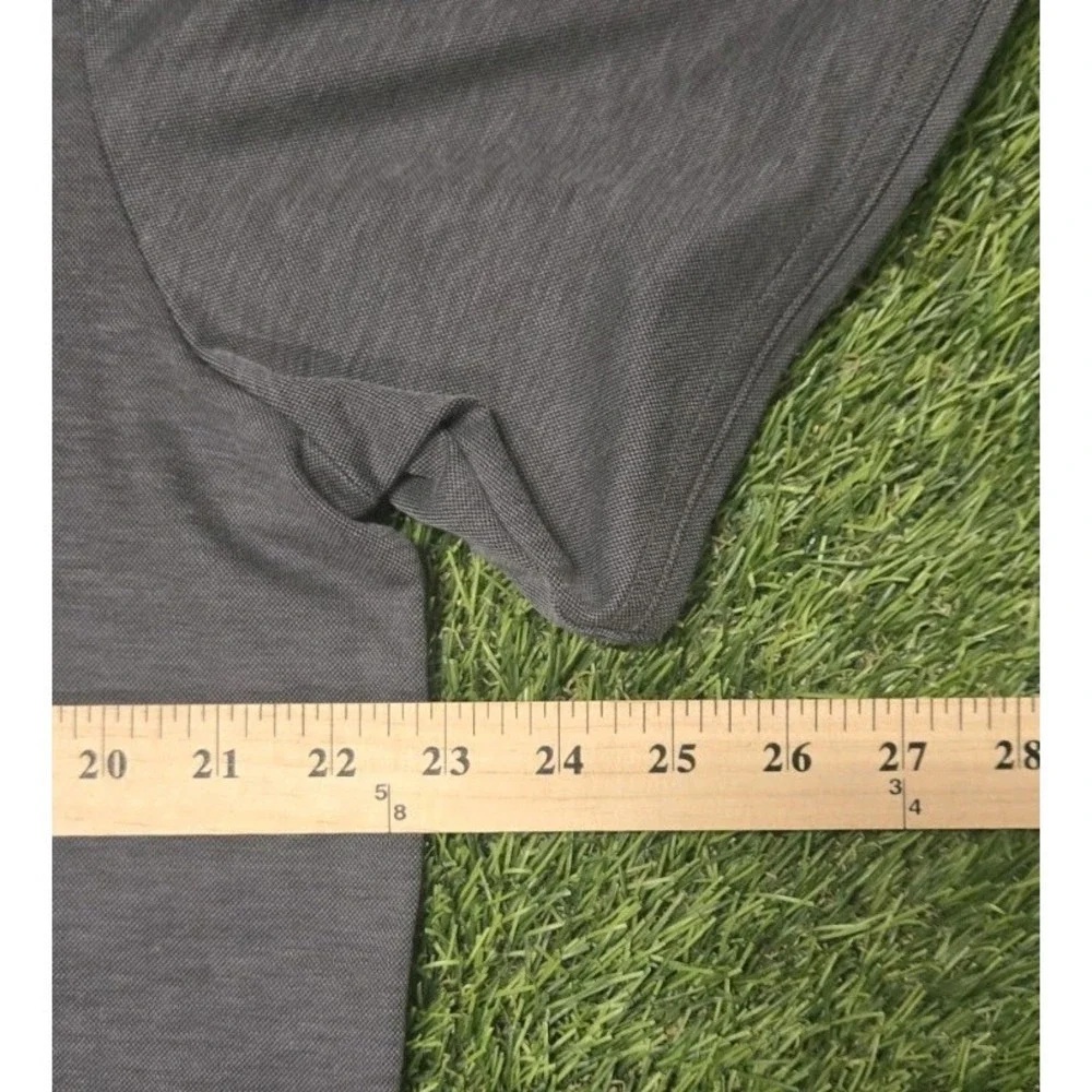 Travis Mathew Performance Stretch Golf Polo Shirt Mens XL Charcoal Heather - Picture 7 of 8